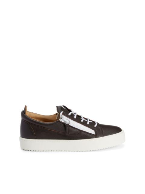 Giuseppe Zanotti Frankie zipped low-top sneakers