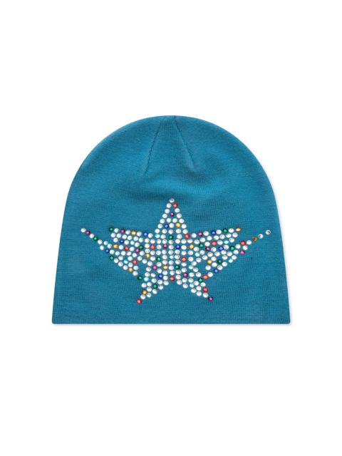 A BATHING APE® COLOR STONE STA KNIT CAP - SAX