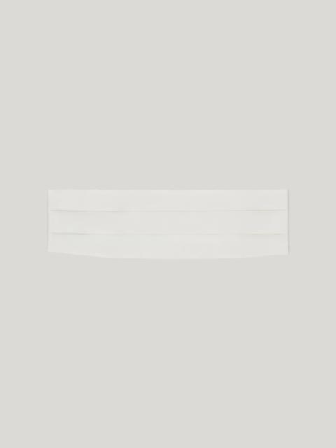 Canali WHITE SILK CUMMERBAND - MEDIUM