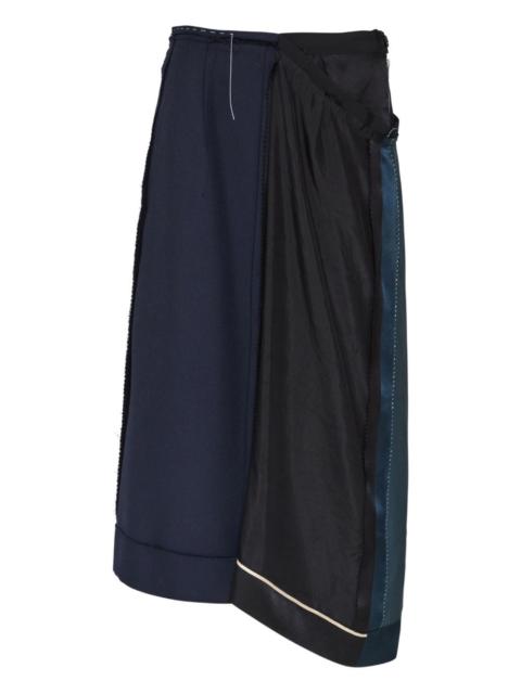 Maison Margiela asymmetric midi skirt