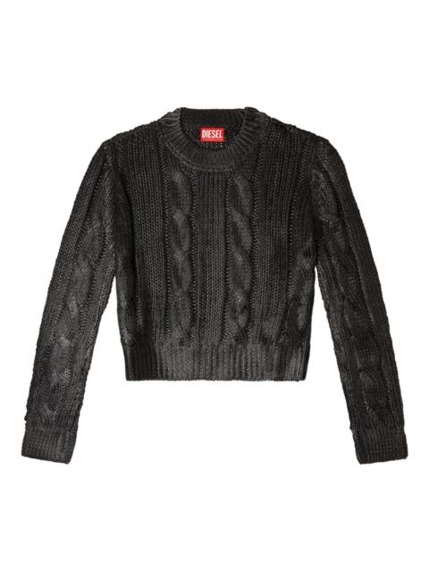 Diesel cable-knit sweater