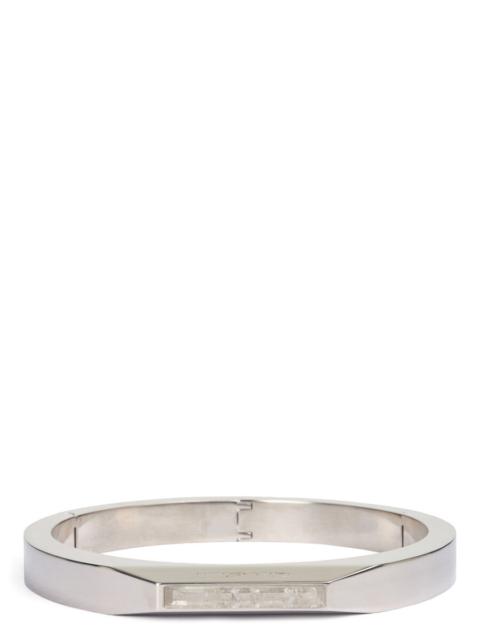 Rick Owens Silver-Tone Rock Crystal Choker in Silver