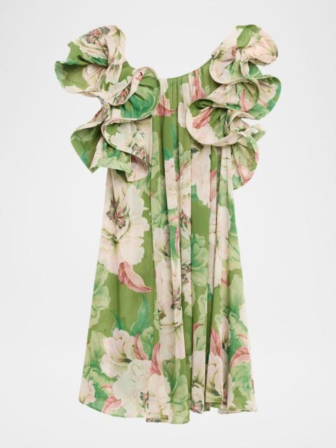 MISA Flora Mini Dress