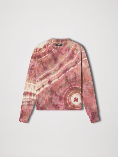AMIRI M.A. TIE-DYE CASHMERE CREW