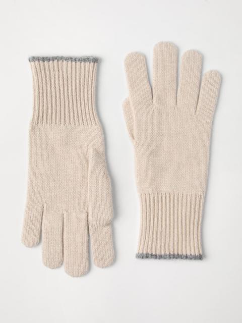 Brunello Cucinelli Cashmere knit gloves