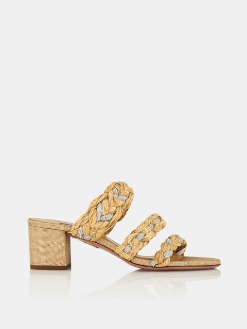 AQUAZZURA Costiera Crystal Sandal 50