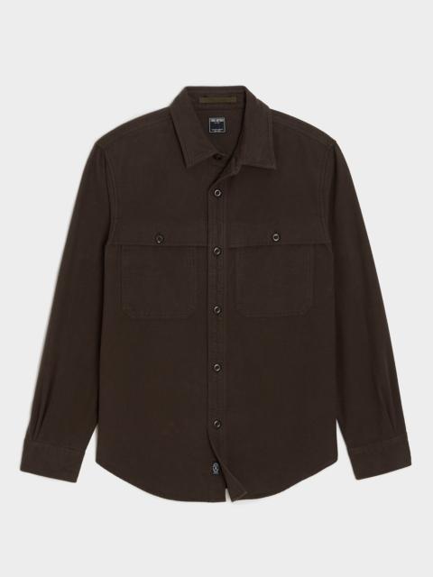 TODD SNYDER Chamois Cape Shirt