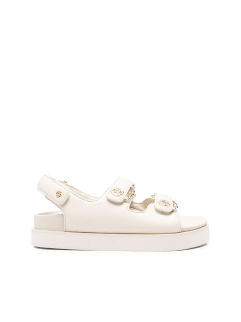 flat leather sandals