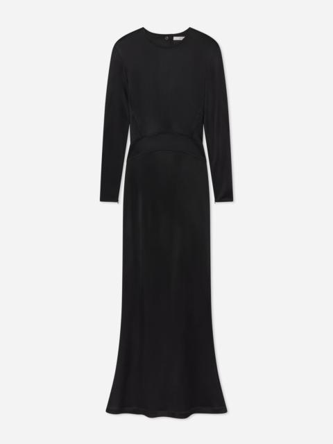 CO Backless Column Dress in Viscose Shine