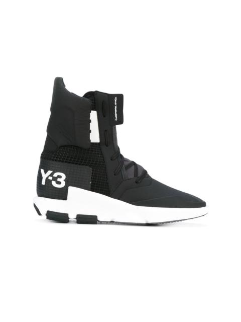 Y-3 logo print hi-tops