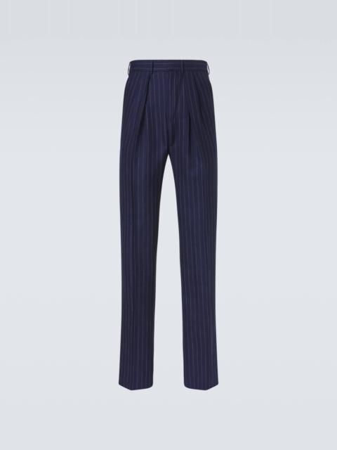 TOM FORD Wool, linen, and silk straight pants