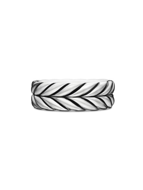 DAVID YURMAN Men's Chevron Band Ring in Sterling Silver, 9mm - Sterling Silver