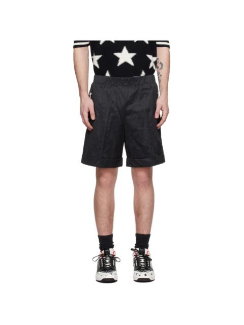 Balmain Black Patch Shorts
