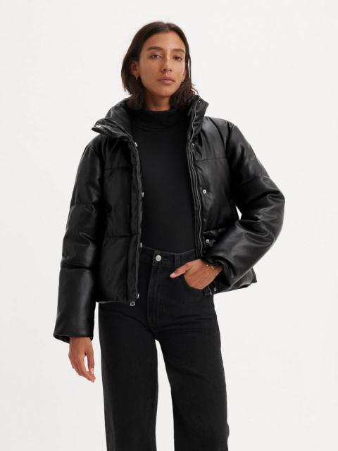 Levi's FAUX LEATHER PUFFER JACKET