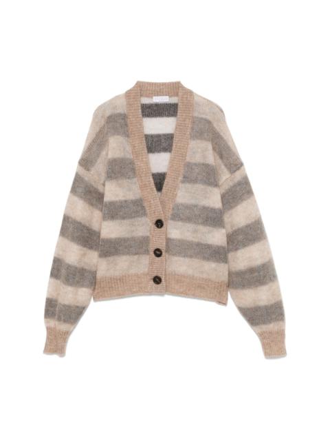 striped cardigan