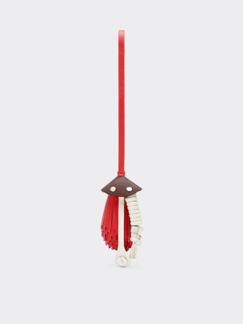 Ferrari Leather Charm with Fringes