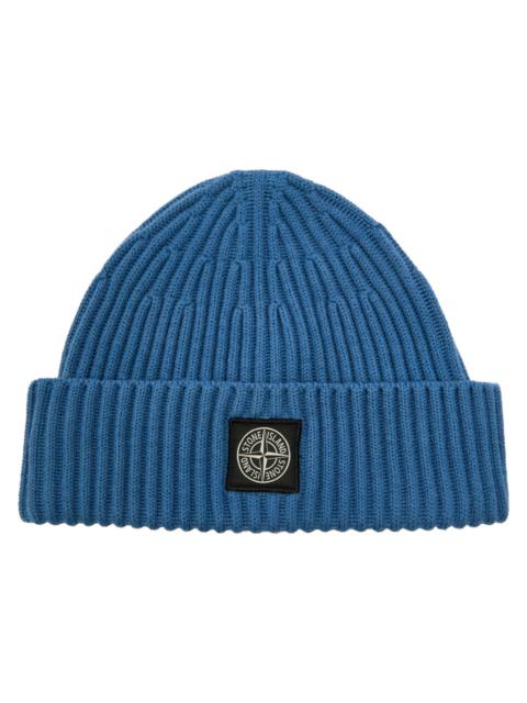 Stone Island Stone Island Logo-appliquéd Wool Beanie