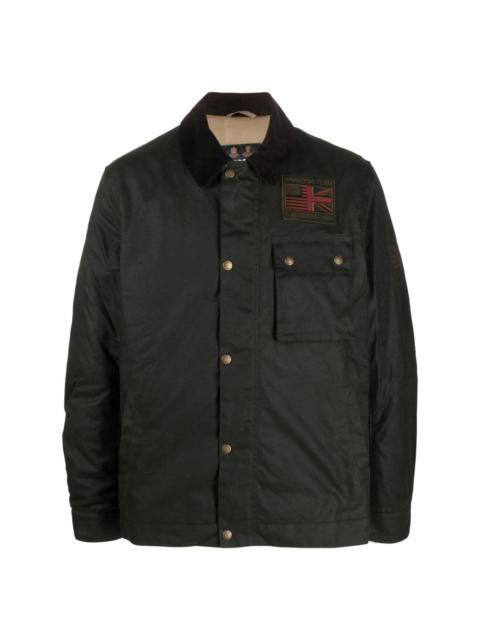 Barbour logo-patch cotton workers jacket