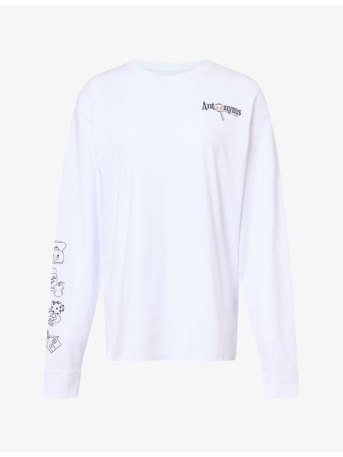 DAMSON MADDER. Antonyms Graphic-Print Cotton T-Shirt
