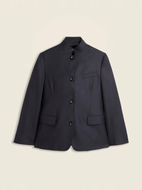 SLOWEAR Regular fit wool-flannel jacket