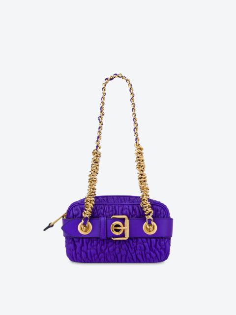 Moschino DESTROYED CHAIN QUILTED HANDBAG