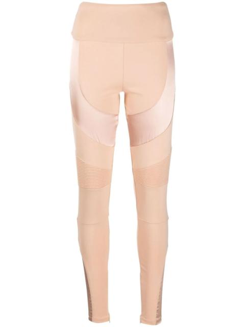 panelled Biker leggings