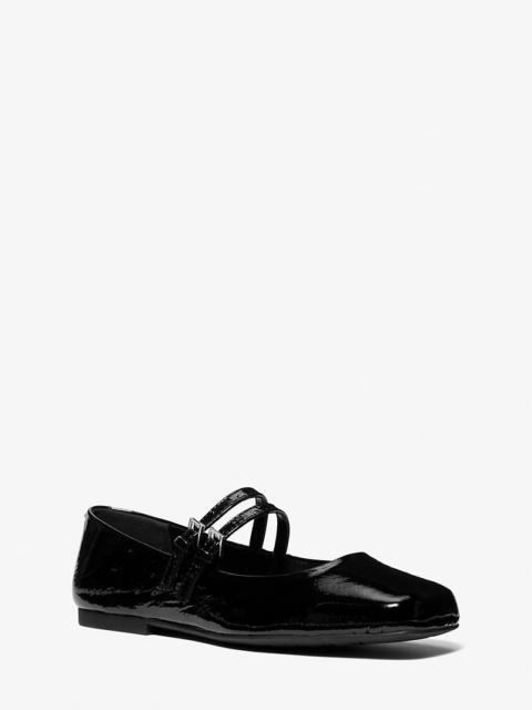 MICHAEL KORS Matilda Patent Flex Ballet Flat
