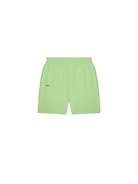 PANGAIA Mens 365 Midweight Mid Length Shorts - Fennel Green