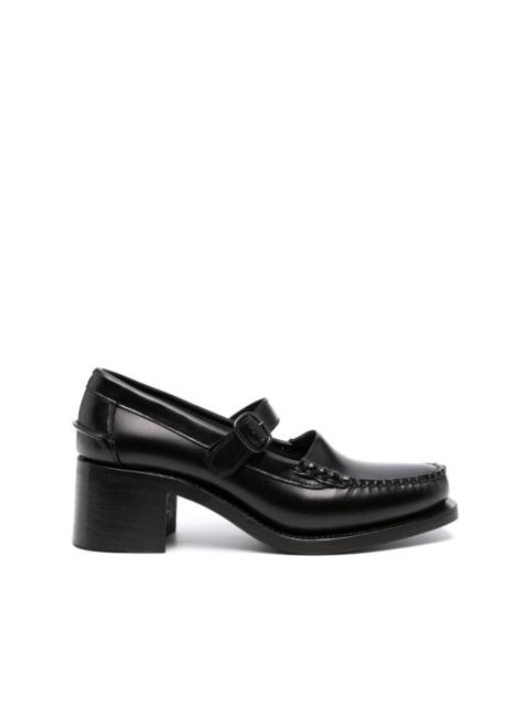 Blanquer 55mm leather loafers