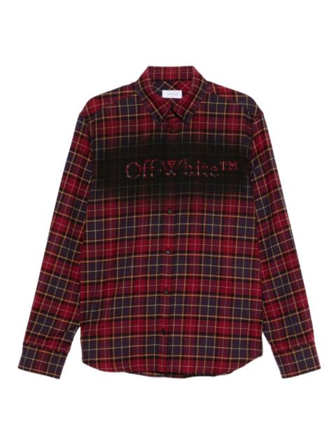 Off-White logo-print shirt