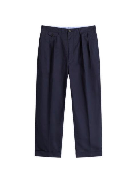 BEAMS PLUS 2개의 Pleat 능직물 Trouser 플러스 광속