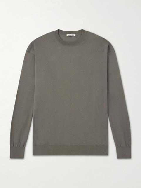 AURALEE Luster Knitted T-Shirt