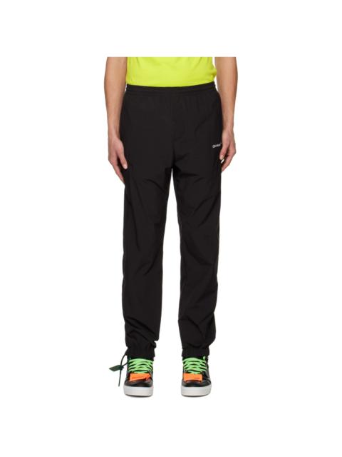 Off-White Black Printed Lounge Pants