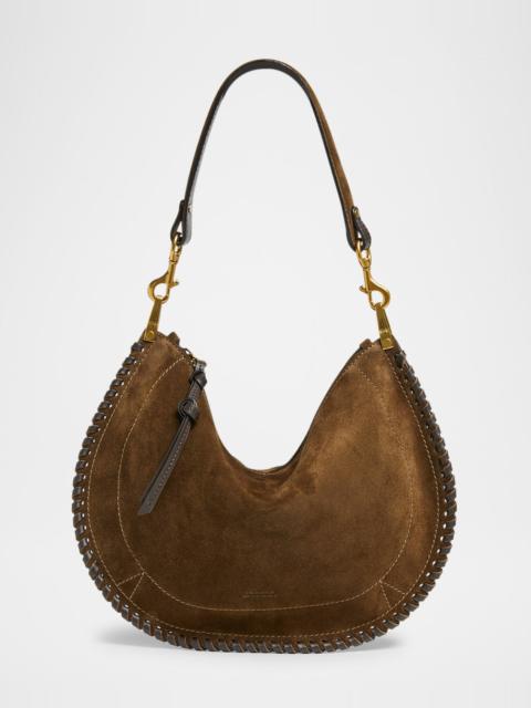 Isabel Marant Oskan Braided Suede Shoulder Bag