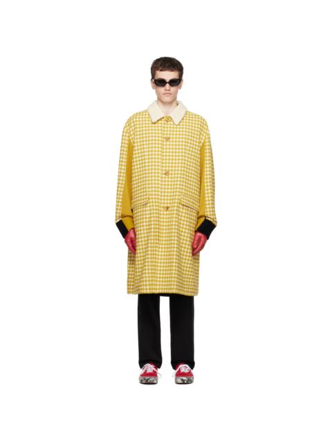 Yellow Check Coat