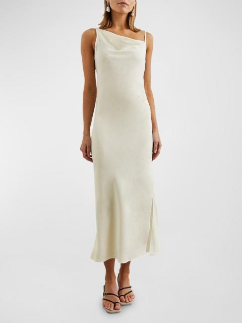 Rails Jackie Asymmetric Midi Slip Dress
