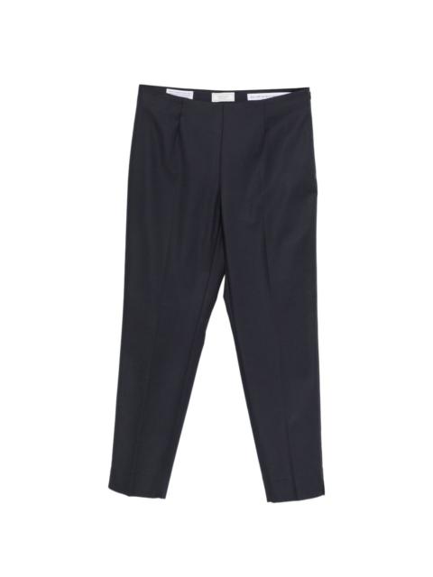 PESERICO pressed-crease tapered trousers