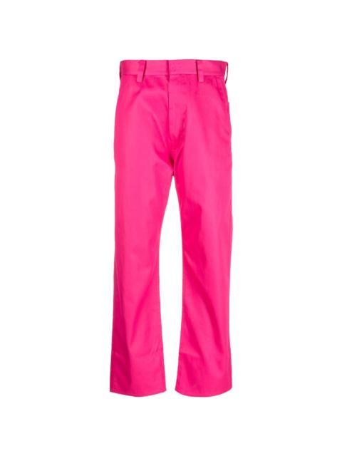 SOFIE D'HOORE straight-leg cropped cotton trousers