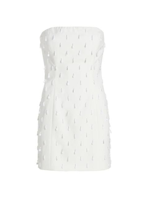 GENERATION LOVE Women's Isabel Embellished Strapless Crepe Minidress - White