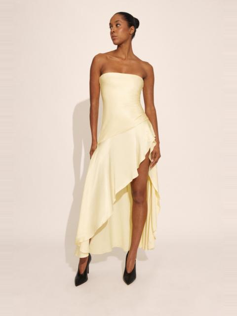 BARDOT Lorenza Midi Dress In Canary Yellow