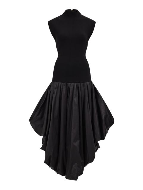 Aje. Venetia Knitted Midi Dress black