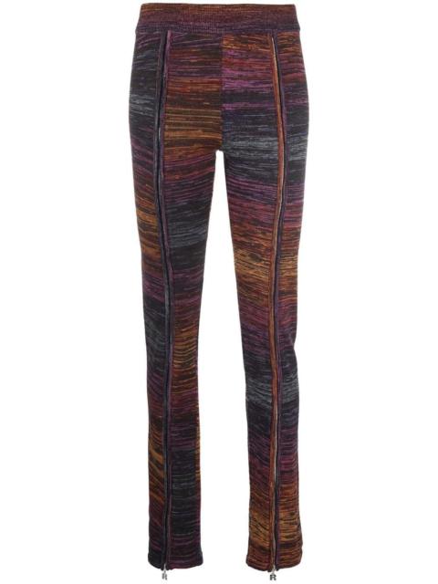 ROTATE Space dyed knit trousers