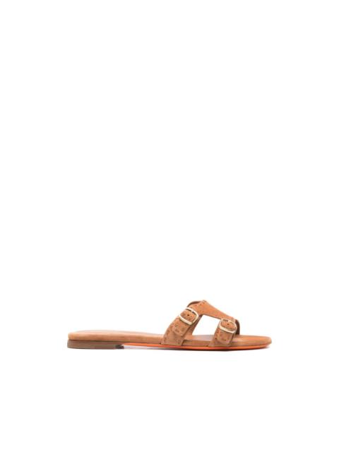 Santoni buckle detail sandals