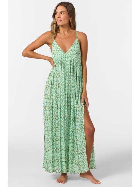 O'Neill Saltwater Essentials Mel Maxi Printed Dress