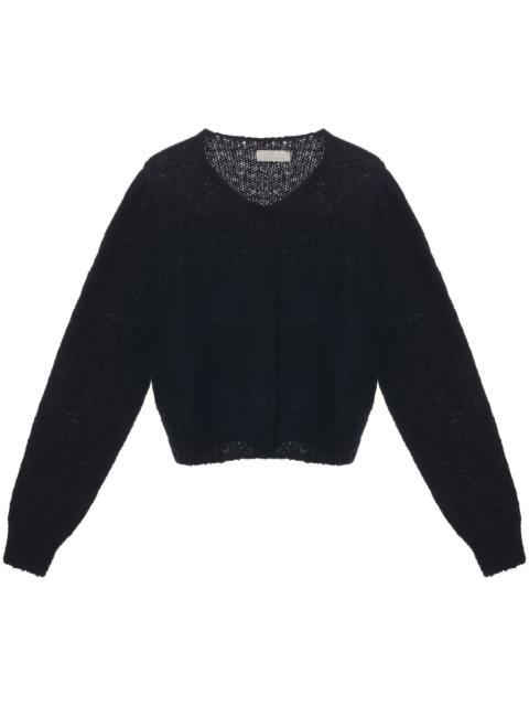 AMOMENTO shaggy cardigan