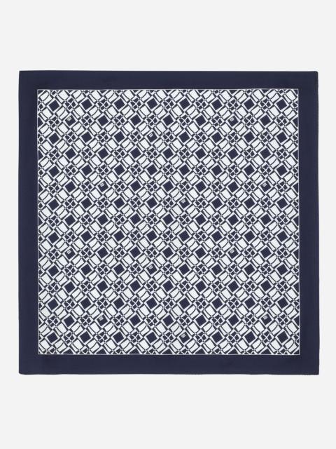 Dolce & Gabbana Silk bandanna with print