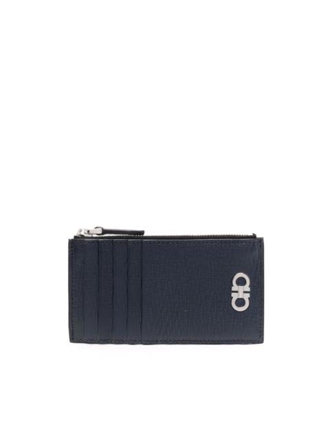 FERRAGAMO logo-plaque leather wallet