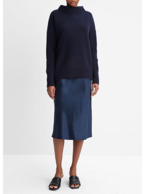 Vince Plush Cashmere Funnel-Neck Sweater