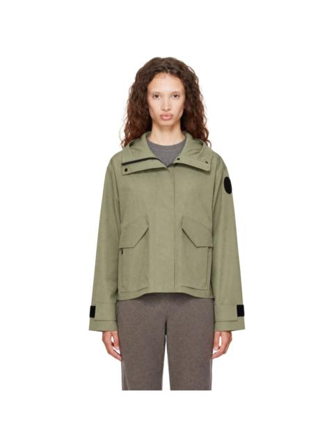 Canada Goose Khaki 'Black Disc' Tofino Rain Jacket