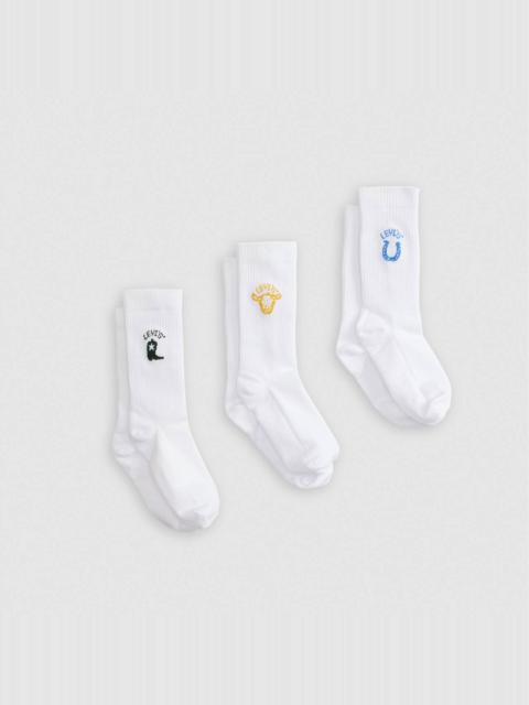 Levi's WESTERN ICON CREW SOCKS
